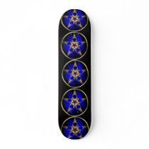 Pentagram with Inverted Star Skateboard by pentagramstar Pentagram with Inverted Star Skateboard