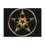 Pentagram With Upside Down Star Post Card