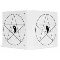 Pentagram Yin Yang binders