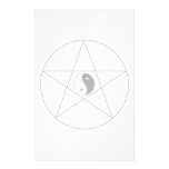 Pentagram Yin Yang Papelería Personalizada