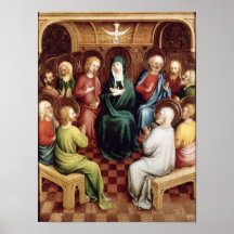 Pentecost, 1450 print
