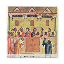 Pentecost By Giotto Di Bondone Fridge Magnet