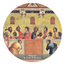 Pentecost By Giotto Di Bondone Stickers