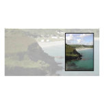 Pentewan. Cornwall. Scenic coastal view. Custom Photo Card