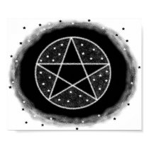 Pentgram and stars posters