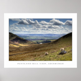 Pentland Hill View, Edinburgh print