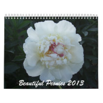 Peonies 2013 Flower Calendar calendars