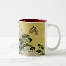 Peonies and Butterfly Coffee Mug