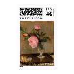 Peonies Berthe Morisot Fine Art Postage Stamps