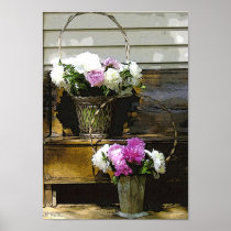 Peonies Bouquets Poster Prints posters