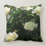 Peonies for Special Occasions Throw Pillows