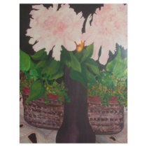 peonies in a vase flyers by poppart peonies in a vase flyers