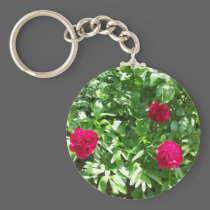 Peonies keychains