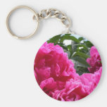 Peonies Keychain