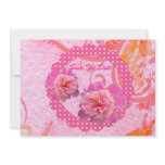 Peonies Save The Date Personalized Announcement