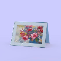 peonies thank you cards