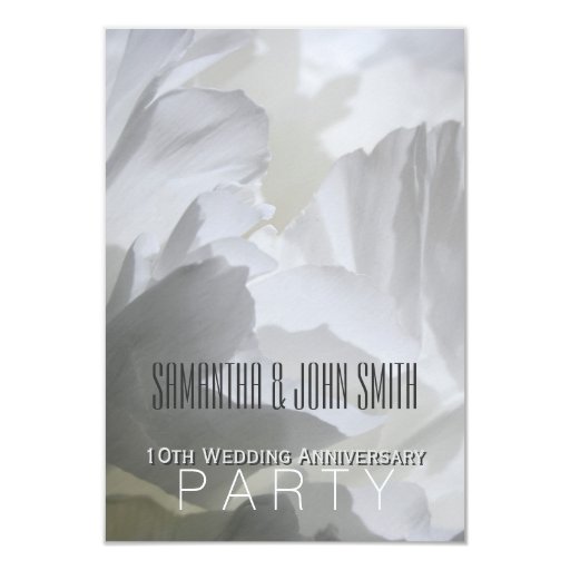 10th wedding anniversary invitations peony 10th wedding anniversary invitation 1 zazzle 10th wedding anniversary invitations peony 10th wedding anniversary invitation 1 zazzle