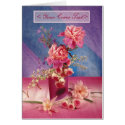 Peony and Roses cards