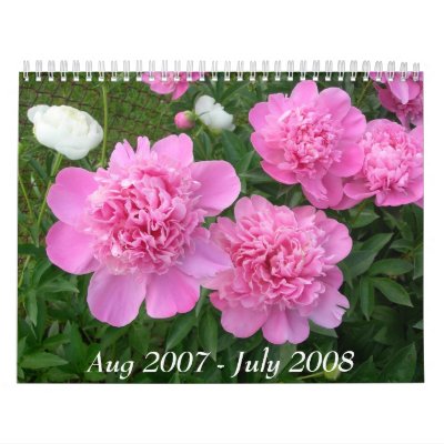 Peony Calendar Aug 2007 - July 2008 by bkang22
