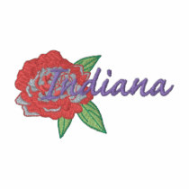 Peony embroidered shirts
