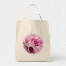 Peony Flowers Grocyer Tote Bag