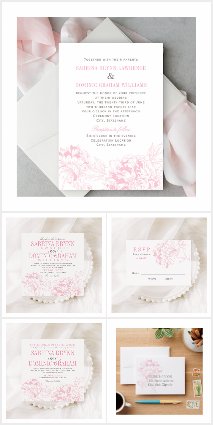 Peony Flowers Wedding | Pink and Gray