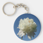 Peony in the Sky Keychain