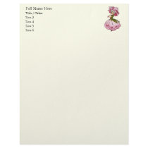 Peony Personalized Letterhead
