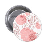 Peony Motif Button buttons