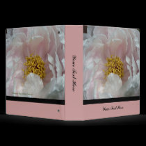Peony Personalized Photo Business Binder by SmilinEyesTreasures Peony Personalized Photo Business Binder