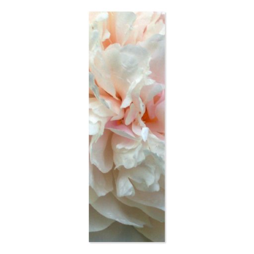 Peony Petals Business Card Template (front side)
