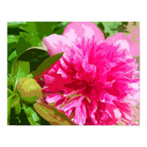 Peony Pink Flower posters