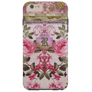 Peony Place Monogram Plus Tough iPhone 6 Plus Case