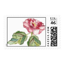 Peony (Raspberry) Stamps
