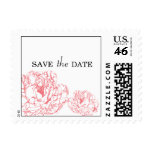Peony Save the Date Stamp