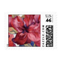 Peony square postage postage
