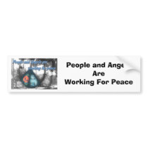People and Angels Bumper Sticker bumper stickers