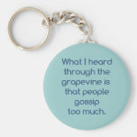 People and Gossip Keychain