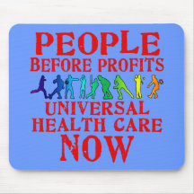 People Before Profits Health Care Design Mousepad
