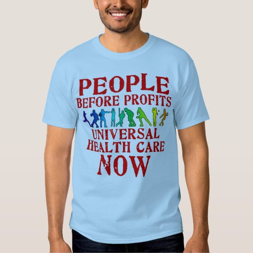 People Before Profits Health Care Design Tshirt Zazzle
