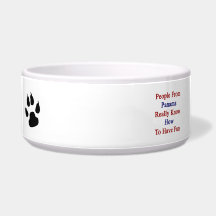People From Panama Really Know How To Have Fun Dog Water Bowl