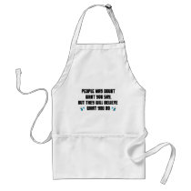People may doubt what you say christian gift apron