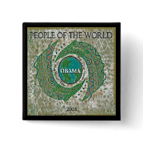 People of The World Obama Button