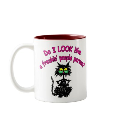 PEOPLE PERSON COFFEE MUGS by tuffkittydesigns