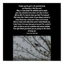 People say the past is the past,Poem- Poster posters