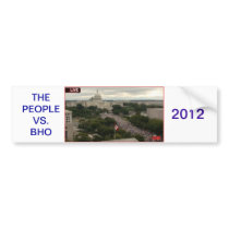 PEOPLE VS BHO BUMPER STICKERS