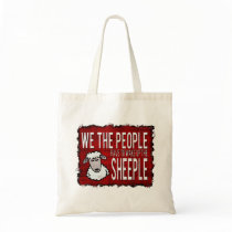 People Wake up Sheeple Canvas Bag