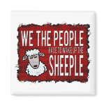 People Wake up Sheeple Fridge Magnet
