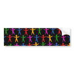 People Wallpaper Bumper Sticker