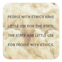 People With Ethics Sticker stickers